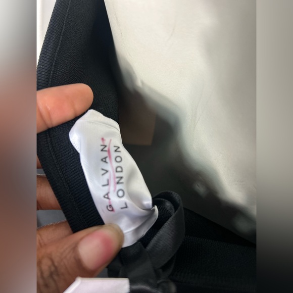 Galvan London CLEOPATRA DRESS - BLACK (M) - Picture 11 of 14